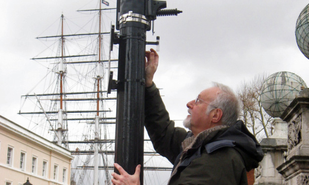 A pollution monitor (gas diffusion tube) was near the Cutty Sark in Greenwich